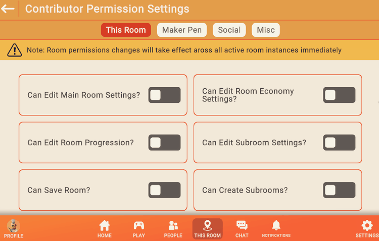 New Contributor Permissions!